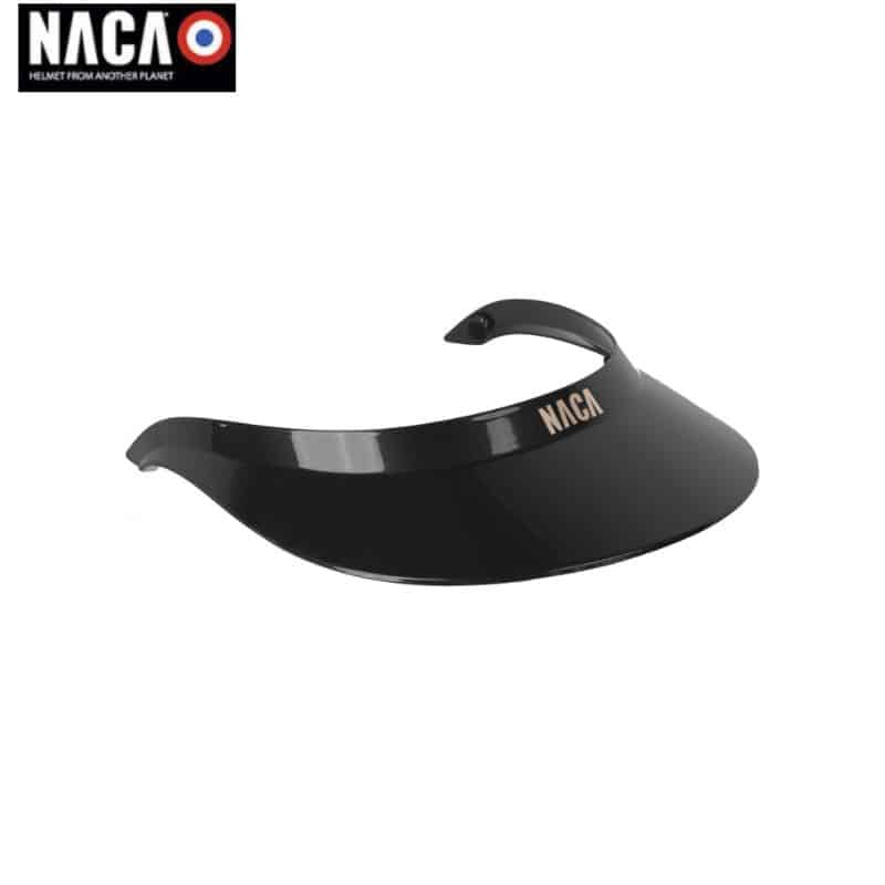 Visière NACA XL noir glossy Sellerie Equinoxe Shop Fuveau