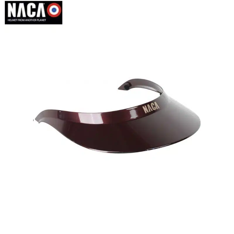 Visière NACA XL prune glossy Sellerie Equinoxe Shop Fuveau