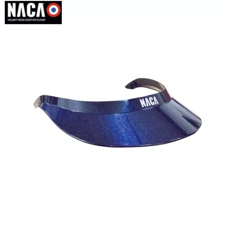 Visière NACA XL stardust bleu glow Sellerie Equinoxe Shop Fuveau