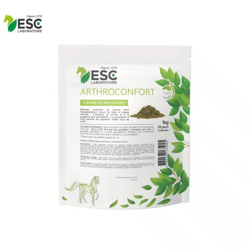 ARTHROCONFORT ESC LABORATOIRE Souplesse articulaire et anti douleur cheval Sellerie Equinoxe Shop Fuveau