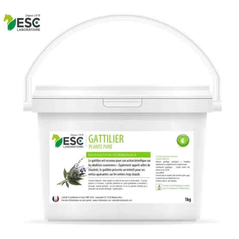 GATTILIER ESC LABORATOIRE Régulation hormonale jument entier cheval Sellerie Equinoxe Shop Fuveau