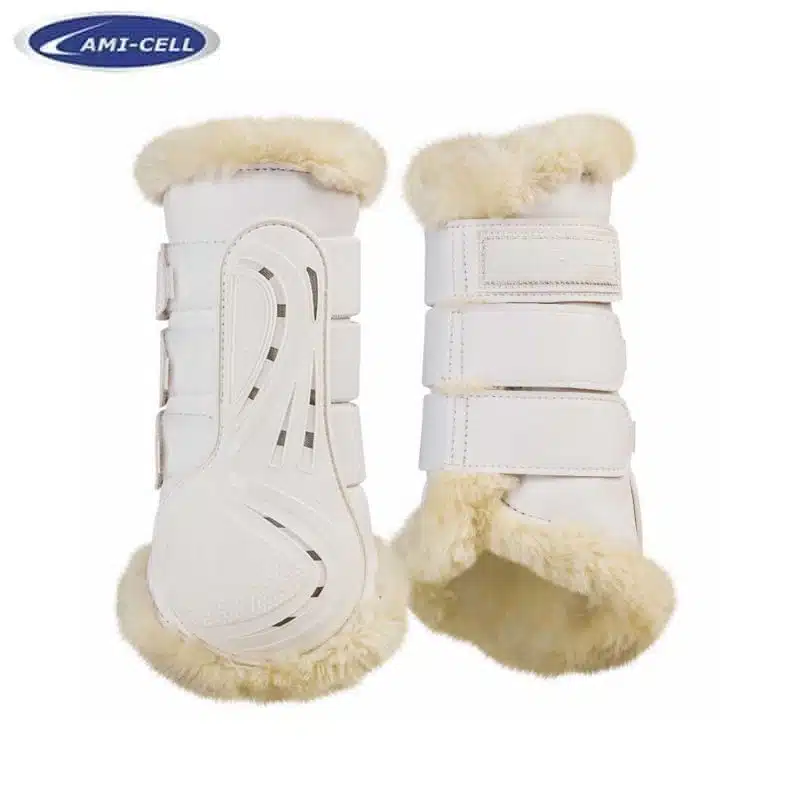 Guêtres fermées Comfort LAMICELL blanc mouton 550123 Sellerie Equinoxe-Shop