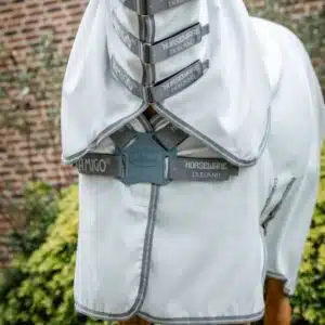 HORSEWARE Chemise anti-mouches et anti-UV 90% Amigo Ripstop Hoody gris Horseware Sellerie Equinoxe Shop