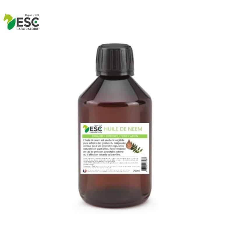 HUILE VEGETALE DE NEEM ESC LABORATOIRE Cheval Parasites externes purification Sellerie Equinoxe Shop Fuveau