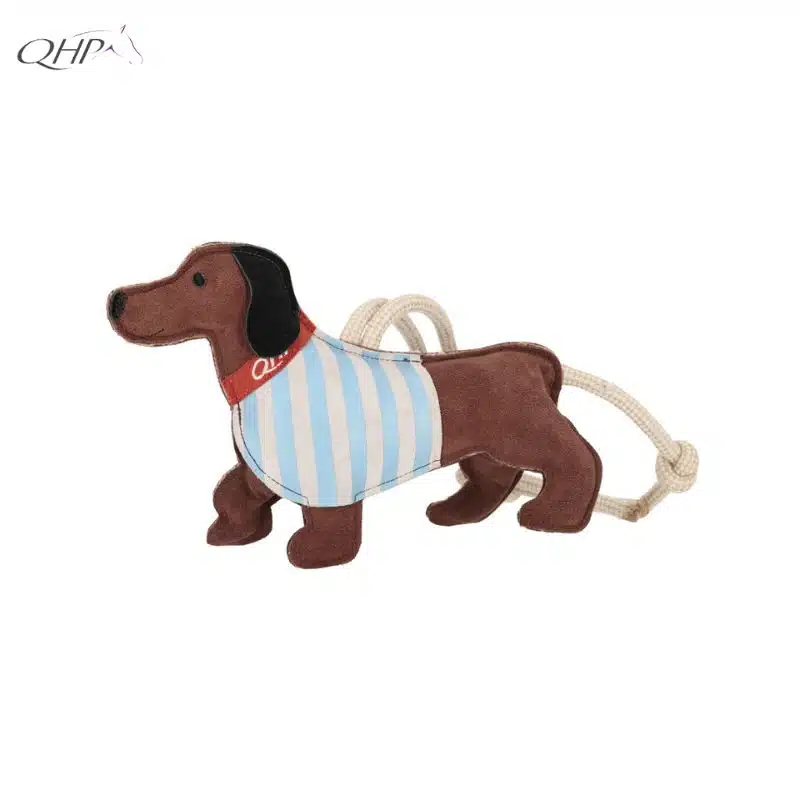 Horse Toys Collection SS26 Stable buddy Dachshund Joute pour cheval Teckel QHP 5687 Sellerie Equinoxe Shop Horse Toys Collection SS26 Stable buddy Dachshund Joute pour cheval Teckel QHP 5687 Sellerie Equinoxe Shop