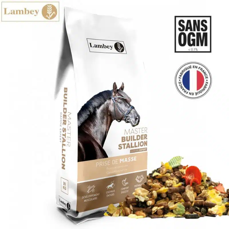 MASTER BUILDER STALLION LAMBEY granulés prise de masse chevaux sac de 20 kg Sellerie Equinoxe Shop Fuveau