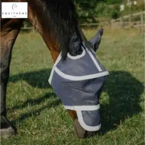 Masque anti-mouches anti UV EQUITHÈME avec Cerceau 306023201 Sellerie Equinoxe Shop Fuveau