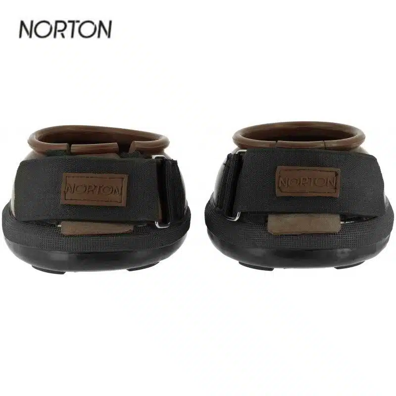 Paire Hipposandales Comfy NORTON noir Choco 546001 Sellerie Equinoxe Shop