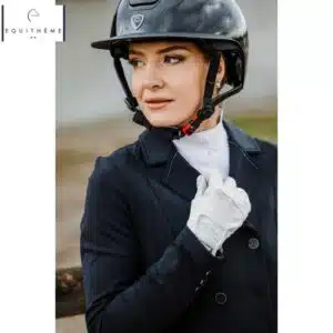 Polo concours sans manches EQUITHÈME EK Judith 962134 blanc Sellerie Equinoxe Shop Fuveau