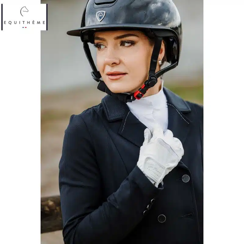 Polo concours sans manches EQUITHÈME EK Judith 962134 blanc Sellerie Equinoxe Shop Fuveau