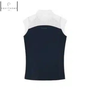 Polo concours sans manches EQUITHÈME EK Judith 962134 marine dos Sellerie Equinoxe Shop Fuveau