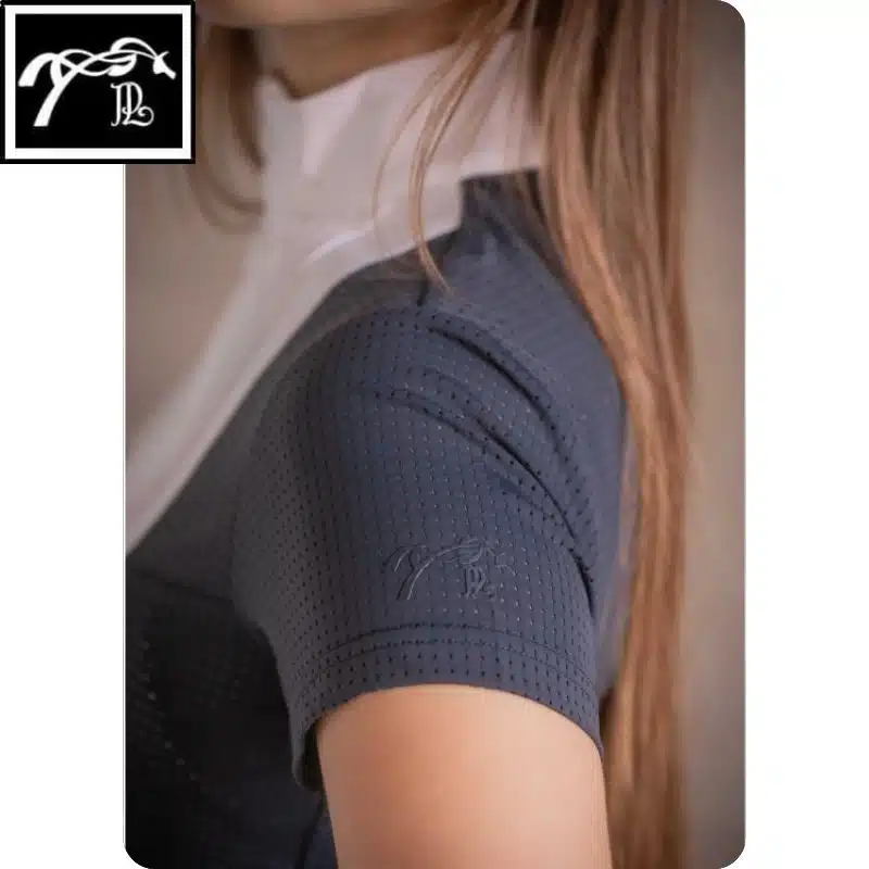 Polo de concours manches courtes Florence marine Pénélope Store 987924 SS 26 Sellerie Equinoxe Shop