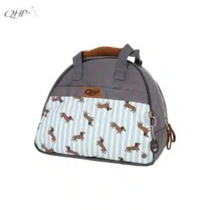 Sac à bombe Collection SS26 Stable buddy Dachshund Teckel QHP 5685 Sellerie Equinoxe Shop Sac à bombe Collection SS26 Stable buddy Dachshund Teckel QHP 5685 Sellerie Equinoxe Shop