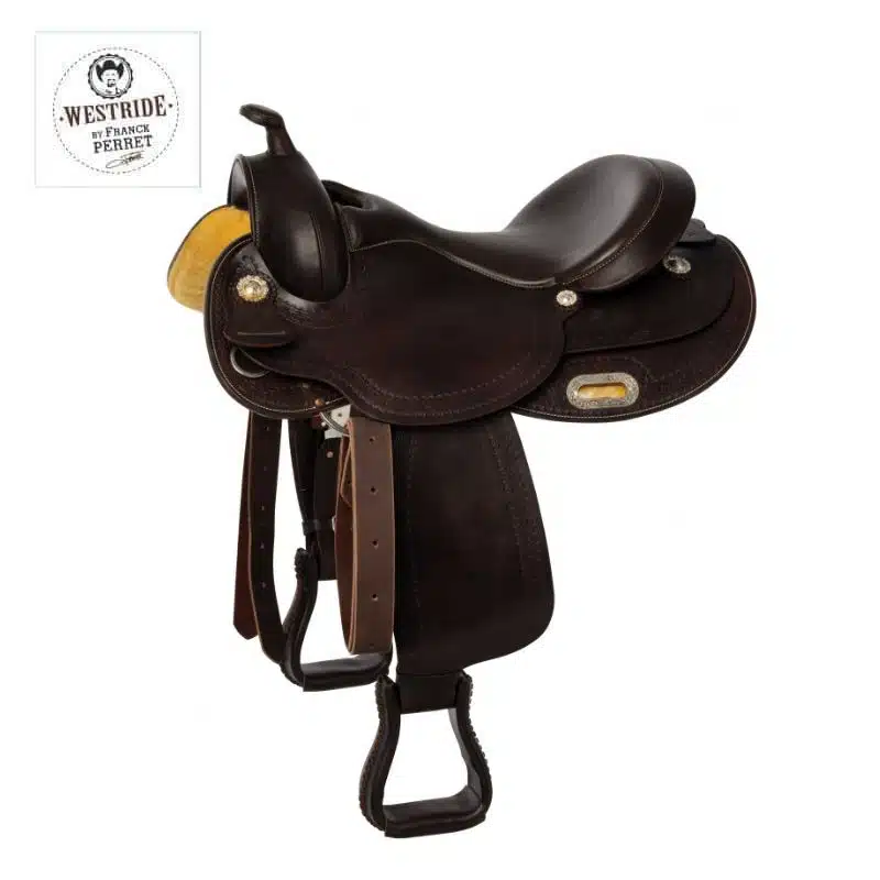 Selle WESTRIDE by Franck Perret EK Arvada 800044 havane Sellerie Equinoxe Shop Fuveau