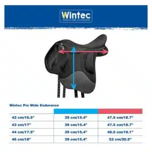 Taillant Selle WINTEC Pro Endurance Cair Hart XL 118035 118036 Sellerie Equinoxe Shop