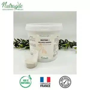 BIOTINE + zinc Prêle NUTRAGILE cure cheval Sellerie Equinoxe