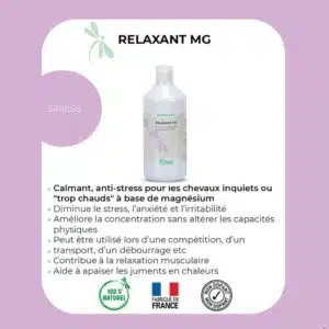 Bénéfices Relaxant MG Magnesium NUTRAGILE chevaux Sellerie Equinoxe Shop Bénéfices Relaxant MG Magnesium NUTRAGILE chevaux Sellerie Equinoxe Shop