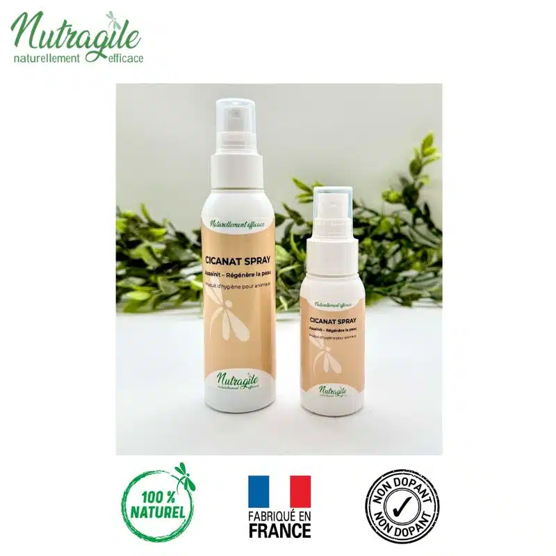 Cicanat Spray NUTRAGILE spray cicatrisant chevaux Sellerie Equinoxe Shop Fuveau