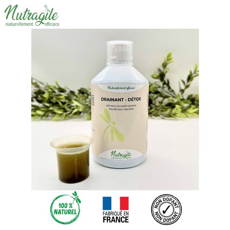 Drainant Detox NUTRAGILE cure cheval Sellerie Equinoxe Shop Fuveau