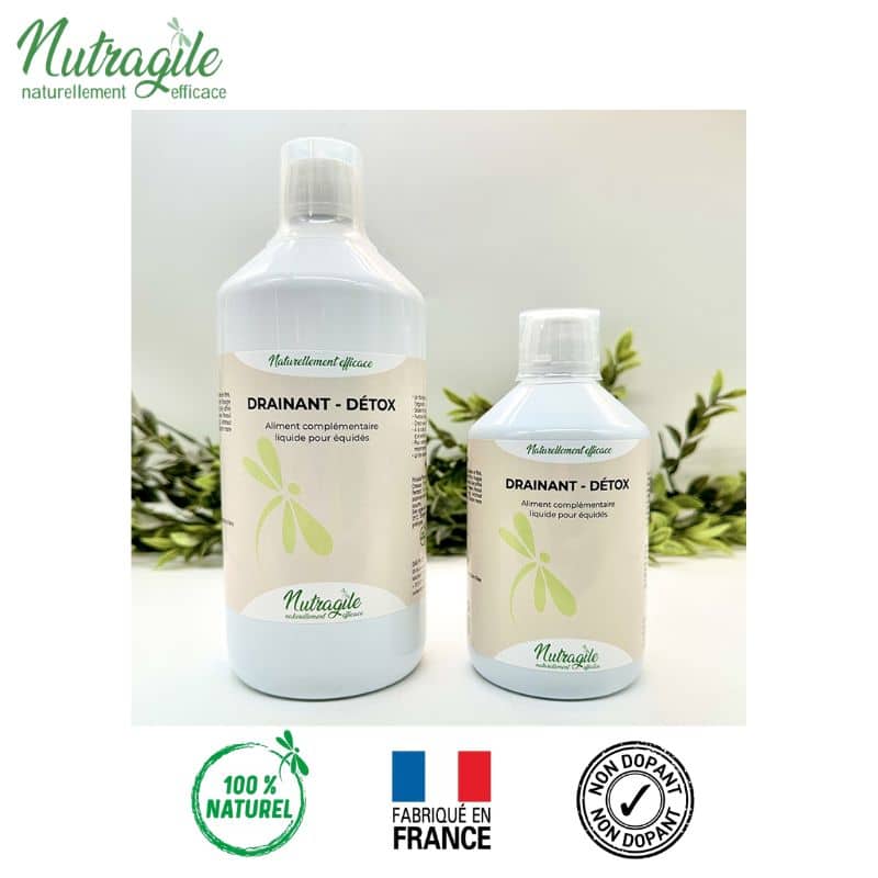 Drainant Detox NUTRAGILE cure cheval Sellerie Equinoxe Shop
