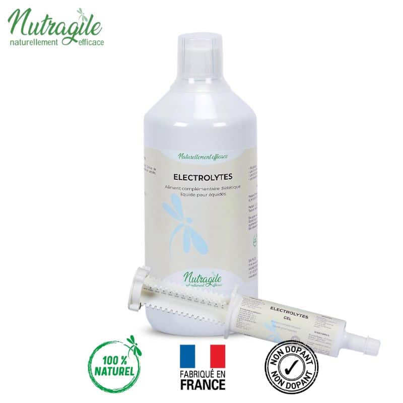 Electolytes NUTRAGILE Réhydratant cheval de sport Sellerie Equinoxe Shop Fuveau