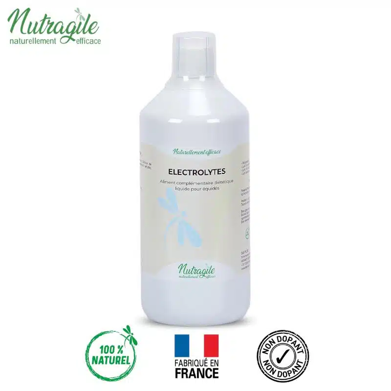Electolytes liquide NUTRAGILE Réhydratant cheval de sport Sellerie Equinoxe Shop Fuveau