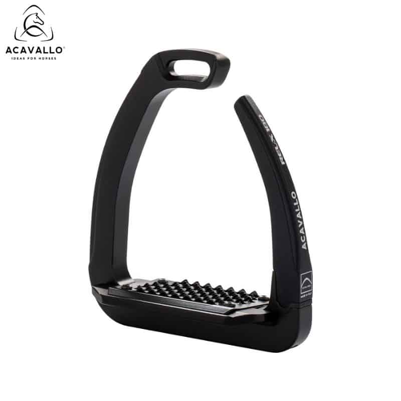 Étriers Acavallo REL X 180 noir Sellerie Equinoxe Shop Fuveau