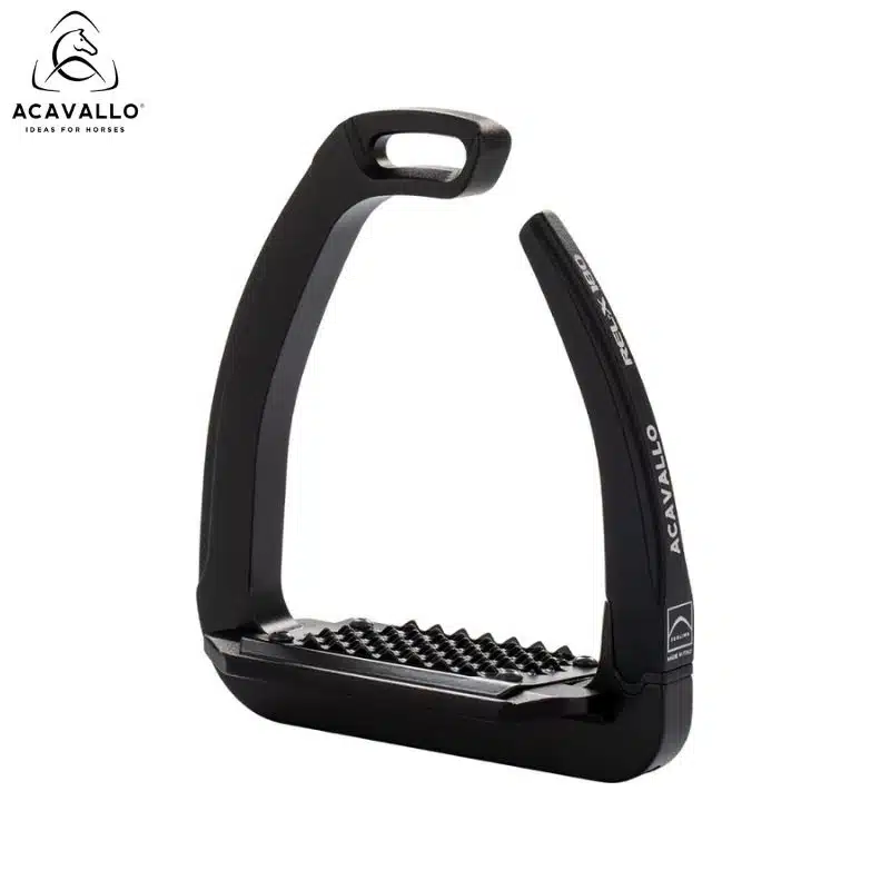 Étriers Acavallo REL X 180 noir Sellerie Equinoxe Shop Fuveau