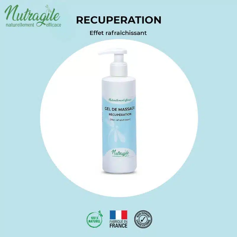 Gel de Massage Récupération musculaire NUTRAGILE pour chevaux Sellerie Equinoxe Shop Fuveau