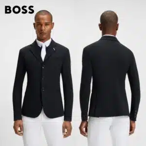 HUGO BOSS Veste de concours Andrew micro-perforée marine SELLERIE EQUINOXE HUGO BOSS Veste de concours Andrew micro-perforée marine SELLERIE EQUINOXE