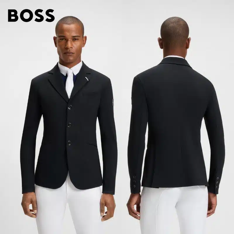 HUGO BOSS Veste de concours Andrew micro-perforée marine SELLERIE EQUINOXE