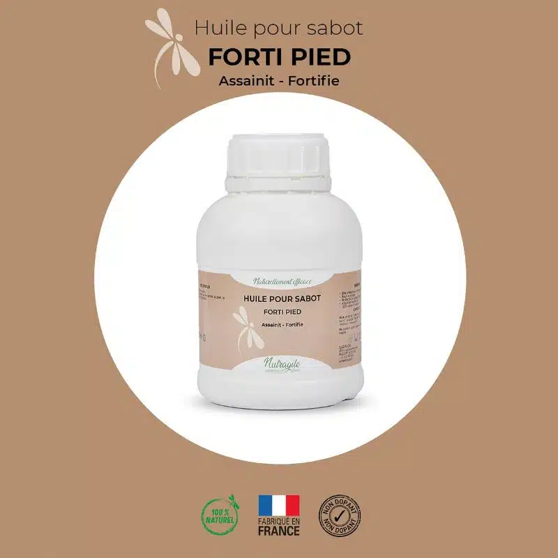 Huile pour sabot Forti Pied cheval poney NUTRAGILE Sellerie Equinoxe Shop Fuveau