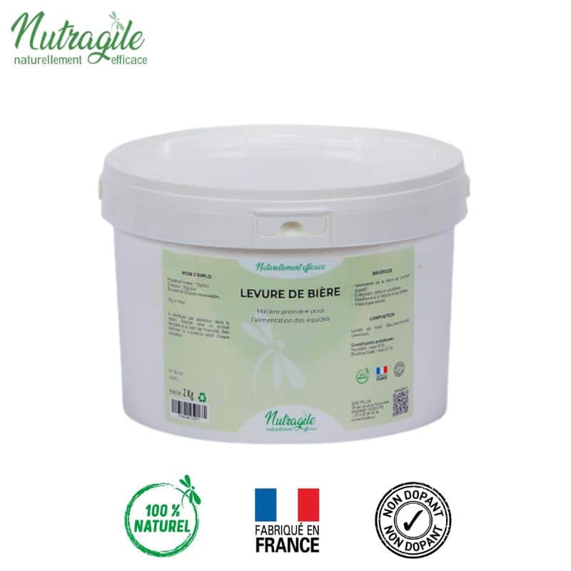 Levure de bière NUTRAGILE chevaux Sellerie Equinoxe Shop Fuveau
