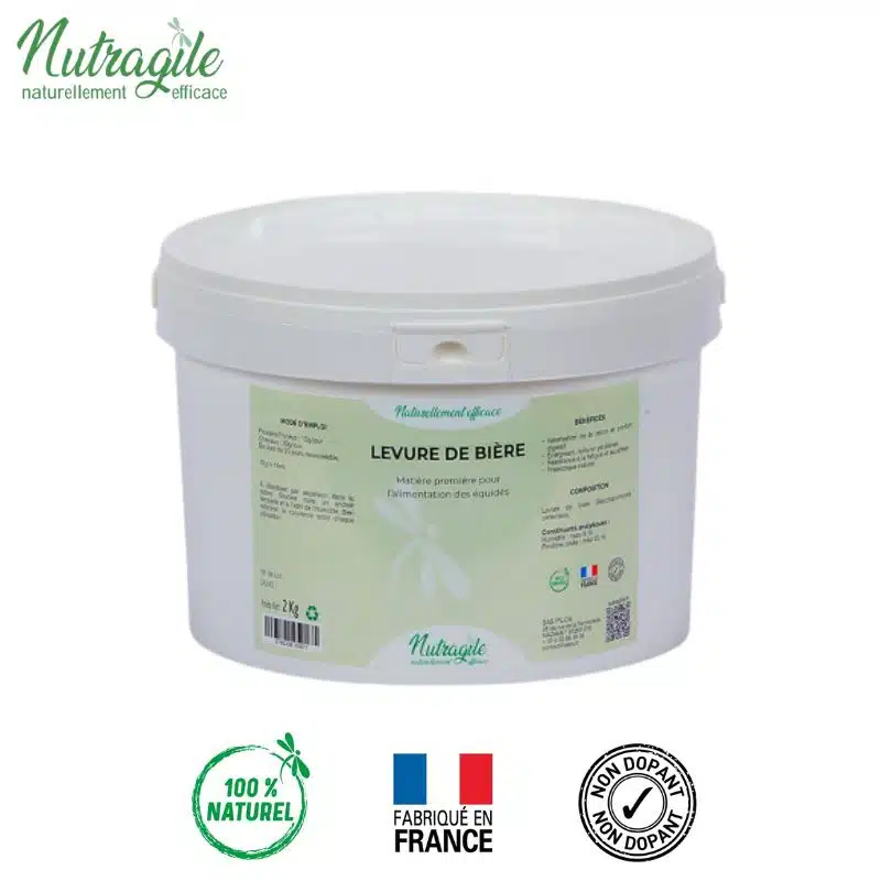 Levure de bière NUTRAGILE chevaux Sellerie Equinoxe Shop Fuveau