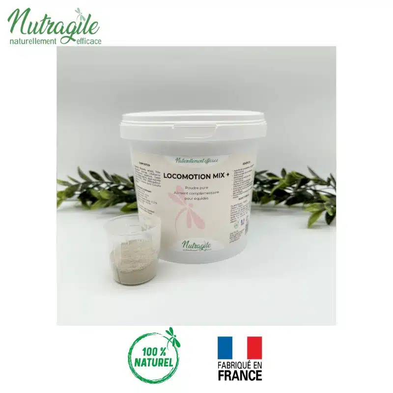 Locomotion Mix + NUTRAGILE complément alimentaire poudre souplesse et anti inflammation des articulations du cheval Sellerie Equinoxe Shop Fuveau