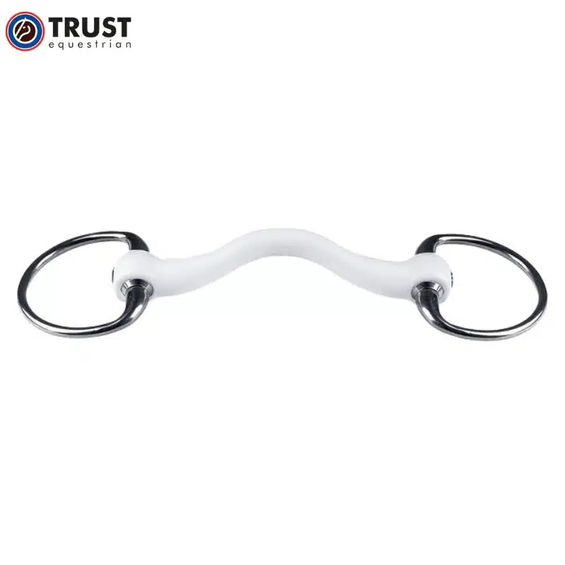 Mors à olives TRUST EQUESTRIAN eggbutt port medium 20 mm Sellerie Equinoxe Shop Fuveau