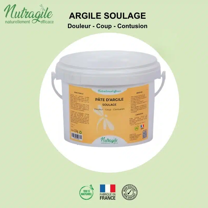Pâte d'argile Soulage NUTRAGILE douleur coup contusion chevaux Sellerie Equinoxe Shop