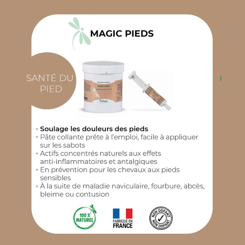 Pâte d'argile collante Magic Pieds chevaux NUTRAGILE Sellerie Equinoxe Shop Fuveau