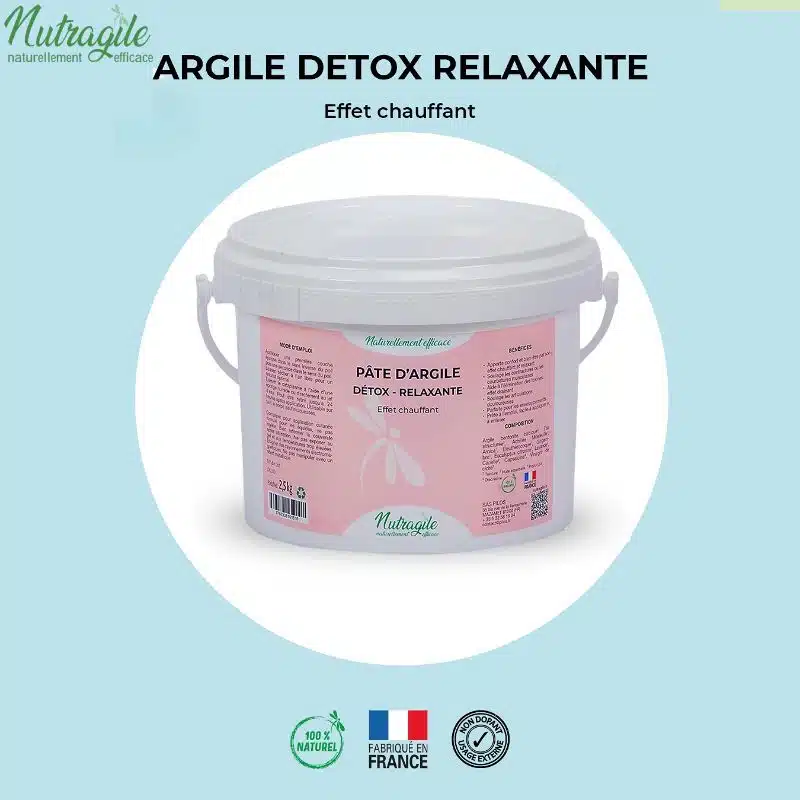 Pâte d'argile detox relaxante NUTRAGILE pour chevaux Sellerie Equinoxe Shop