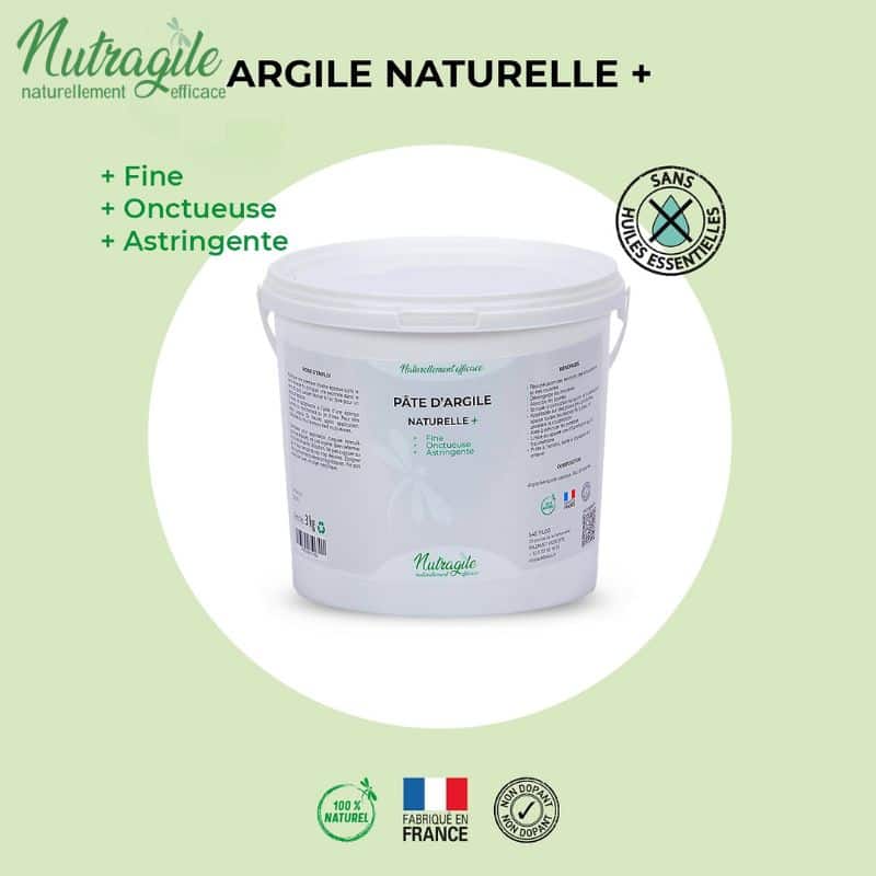 Pâte d'argile naturelle + NUTRAGILE sans huiles essentiels pour chevaux Sellerie Equinoxe Shop