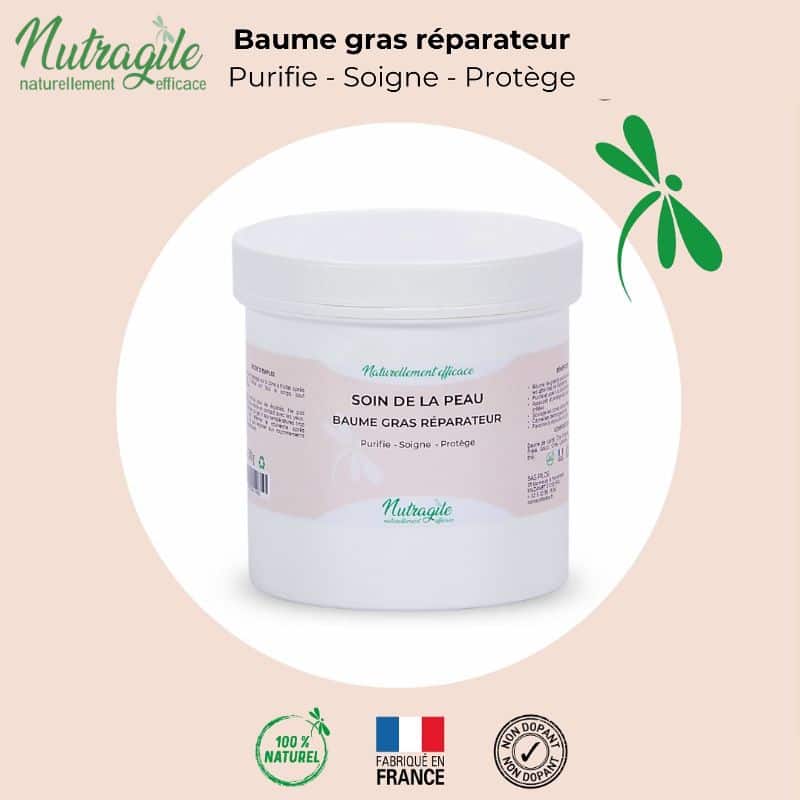 Soin de la Peau Baume Gras Réparateur NUTRAGILE chevaux Sellerie Equinoxe Shop Fuveau