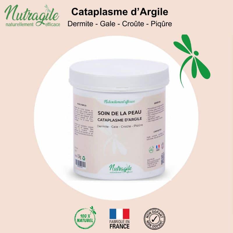 Soin de la Peau Cataplasme d'argile NUTRAGILE chevaux Sellerie Equinoxe Shop Fuveau
