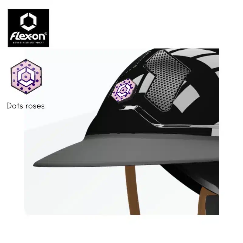 Stickers TREXON dots rose FLEX ON Sellerie Equinoxe Shop Fuveau