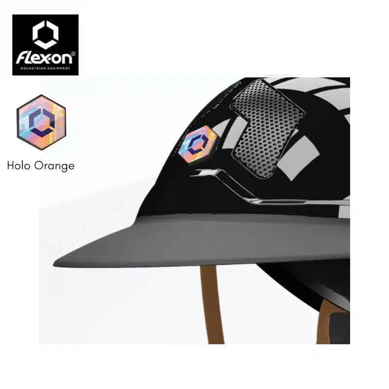 Stickers TREXON holo orange FLEX ON Sellerie Equinoxe Shop Fuveau