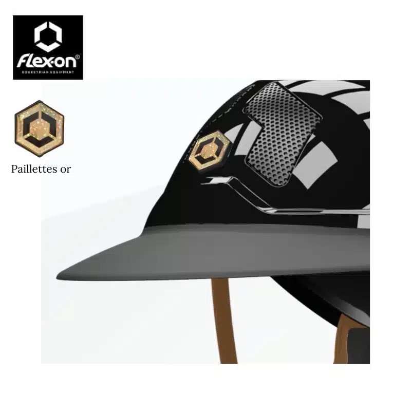 Stickers TREXON paillettes or FLEX ON Sellerie Equinoxe Shop Fuveau