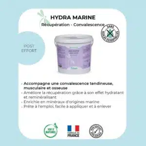 action Pâte d'argile hydra marine récupération convalescence NUTRAGILE pour chevaux Sellerie Equinoxe Shop