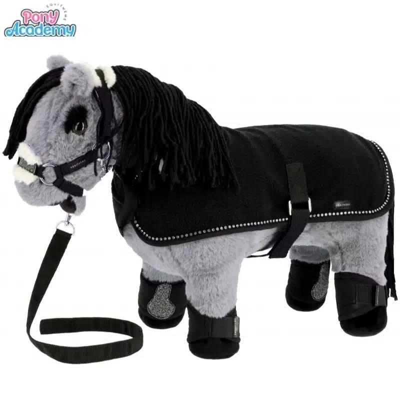 Mini poney Lutin gris foncé Sellerie Equinoxe Shop Fuveau