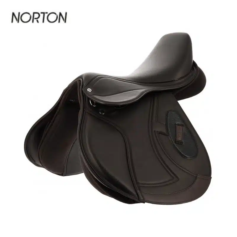 Selle NORTON Close Contact EK Rexine Progress Havane CHEVAl PONEY 117121 Sellerie Equinoxe Shop Fuveau