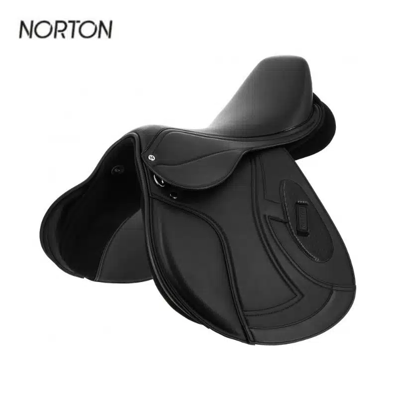 Selle NORTON Close Contact EK Rexine Progress noir CHEVAl PONEY 117121 Sellerie Equinoxe Shop Fuveau