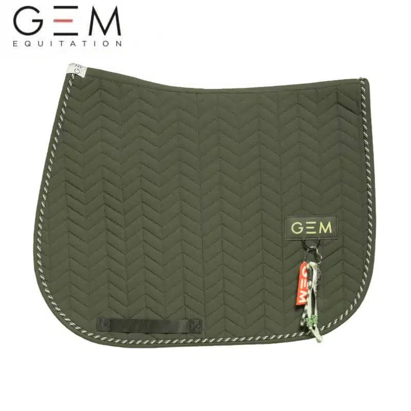 Tapis de selle GEM PASTA KAKI Spring Summer 2026 Sellerie Equinoxe Shop Fuveau
